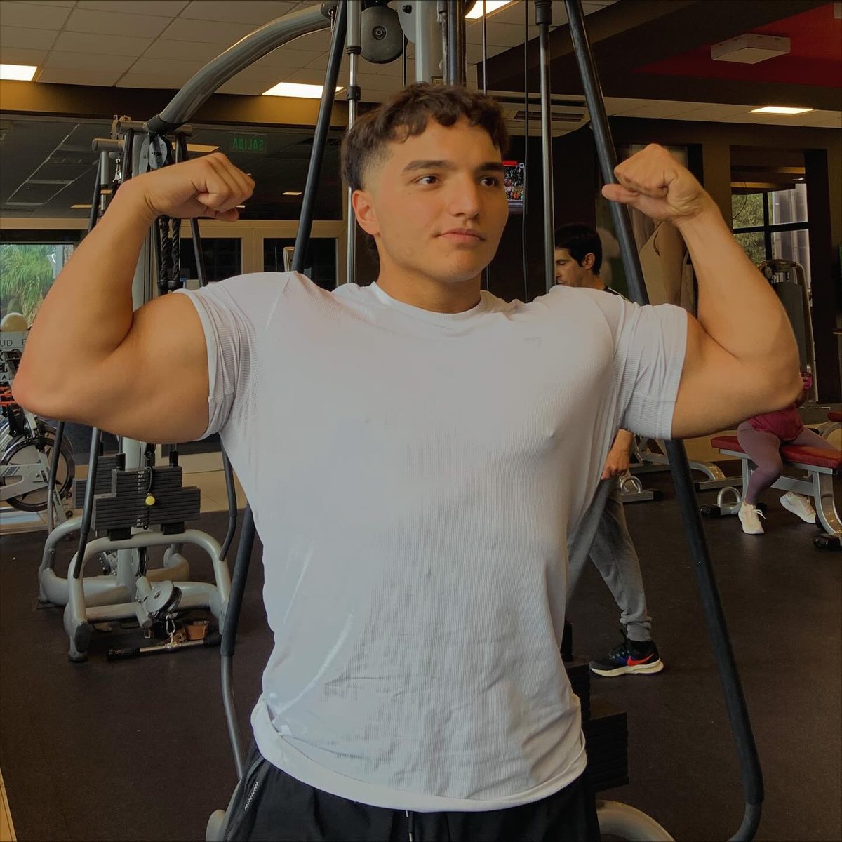 Jesús en el gimnasio