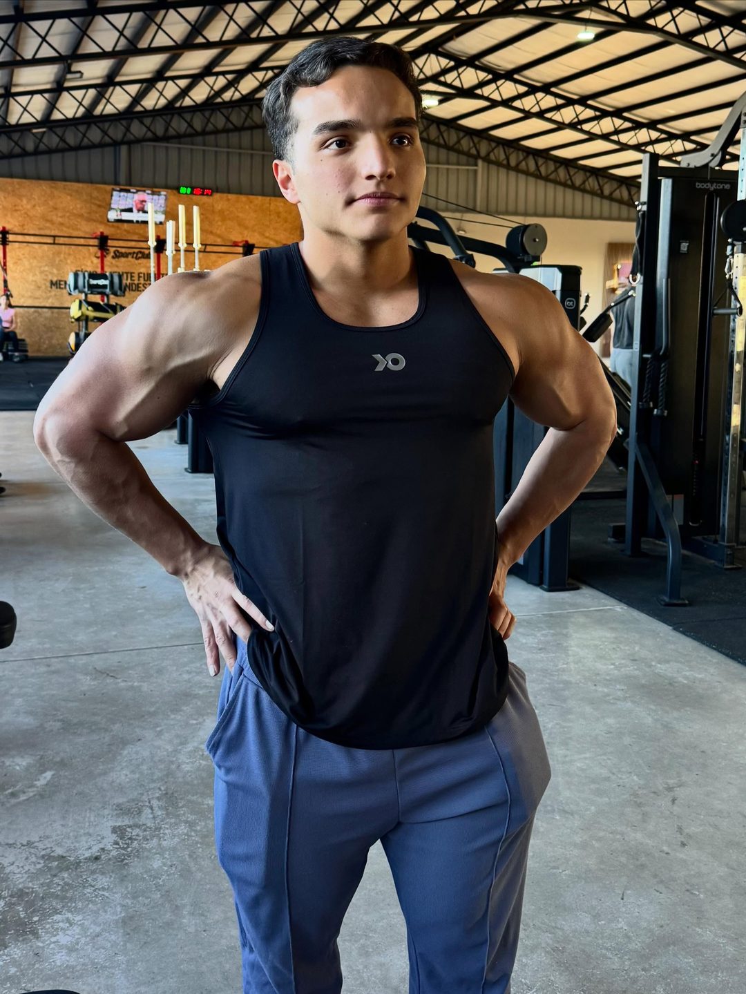 Jesús en el gimnasio